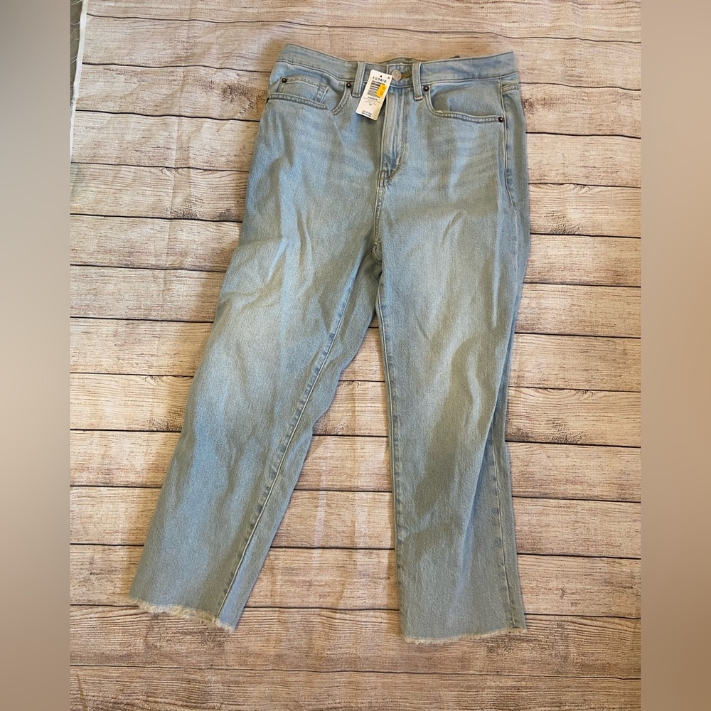 torrid Light Wash High-Rise Ankle Crop Jeans